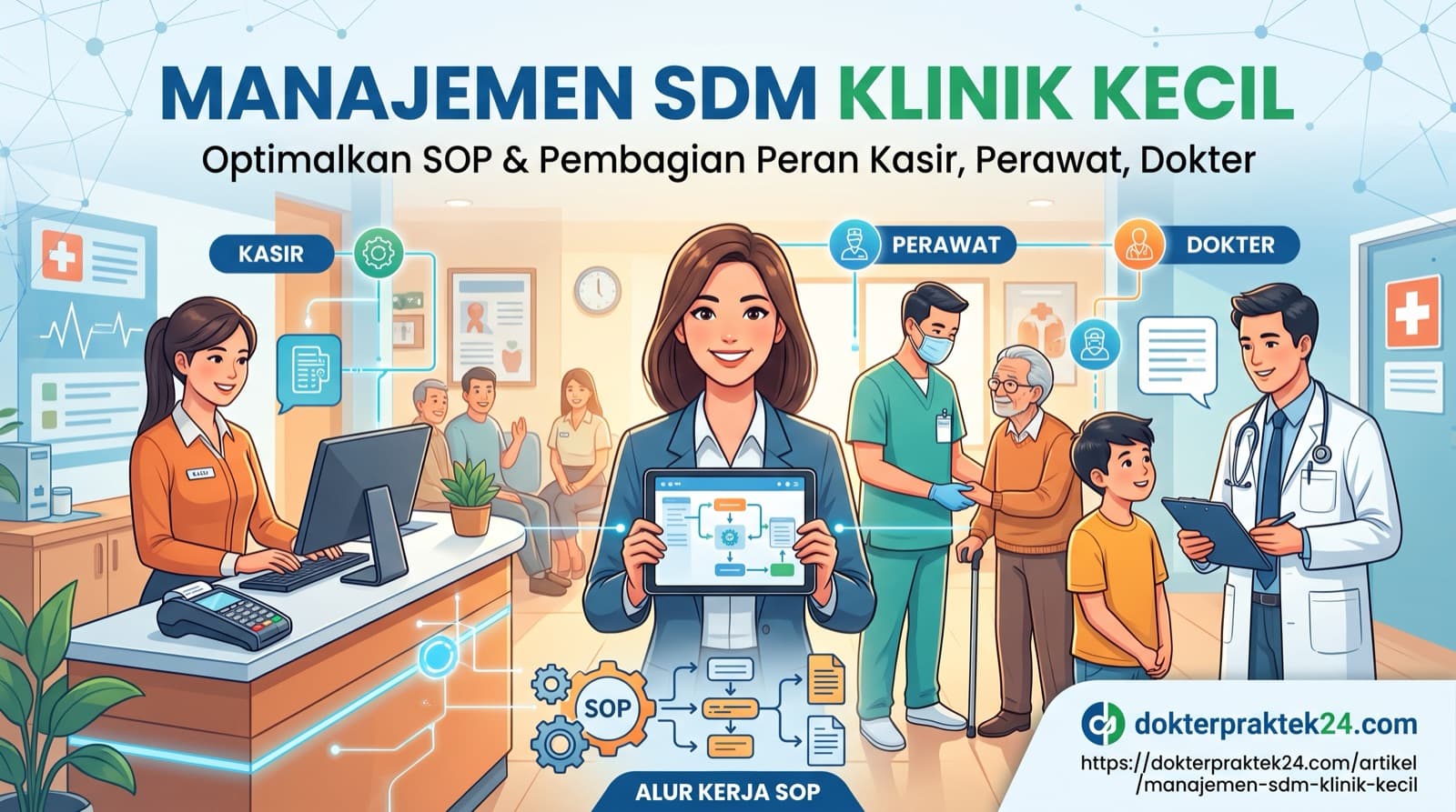 Manajemen SDM Klinik Kecil: SOP dan Pembagian Peran Kasir, Perawat, Dokter