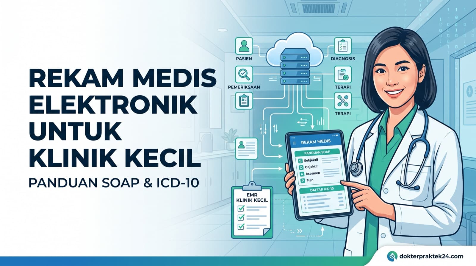 Rekam Medis Elektronik untuk Klinik Kecil: Panduan SOAP & ICD-10